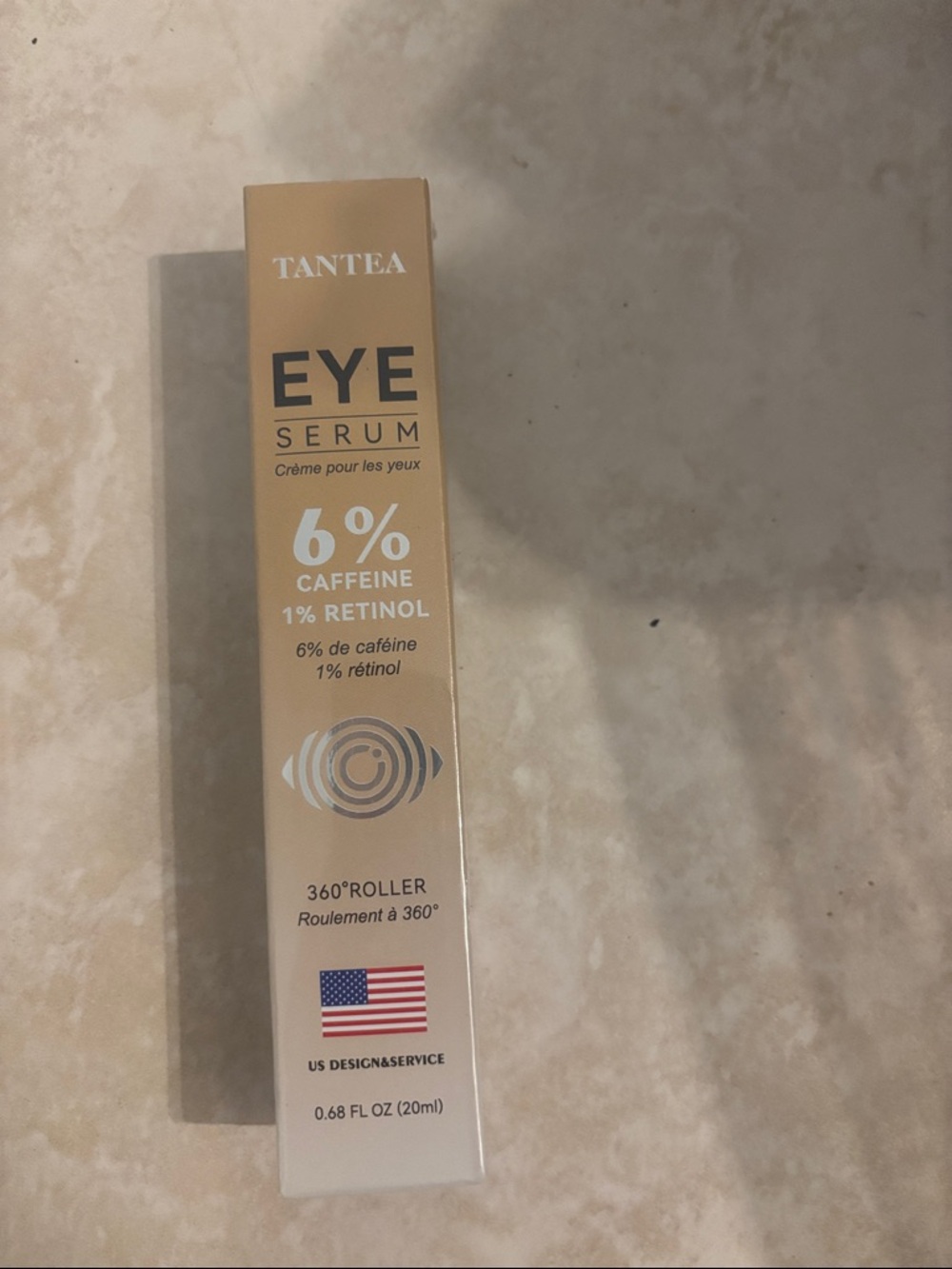 6% Caffeine + 1% Retinol Eye Serum – Beige Roller Treatment